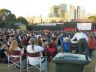 Crowd at the screening